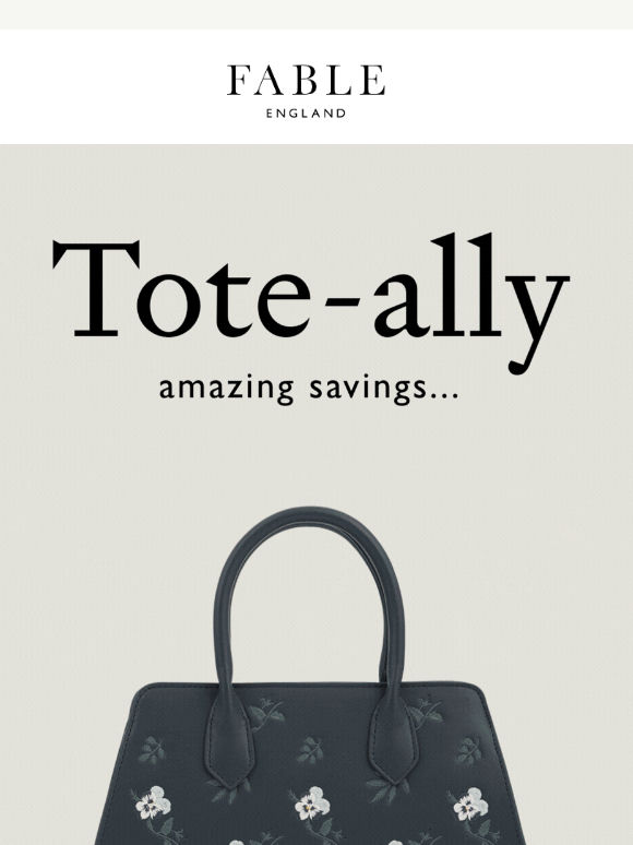 🛍️✨ Tote-ally amazing savings await…