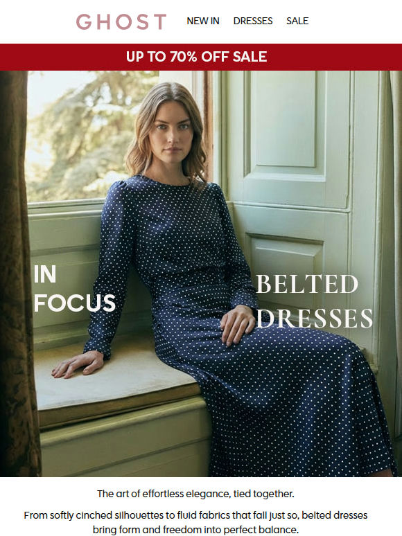 In Focus: Belted Dresses