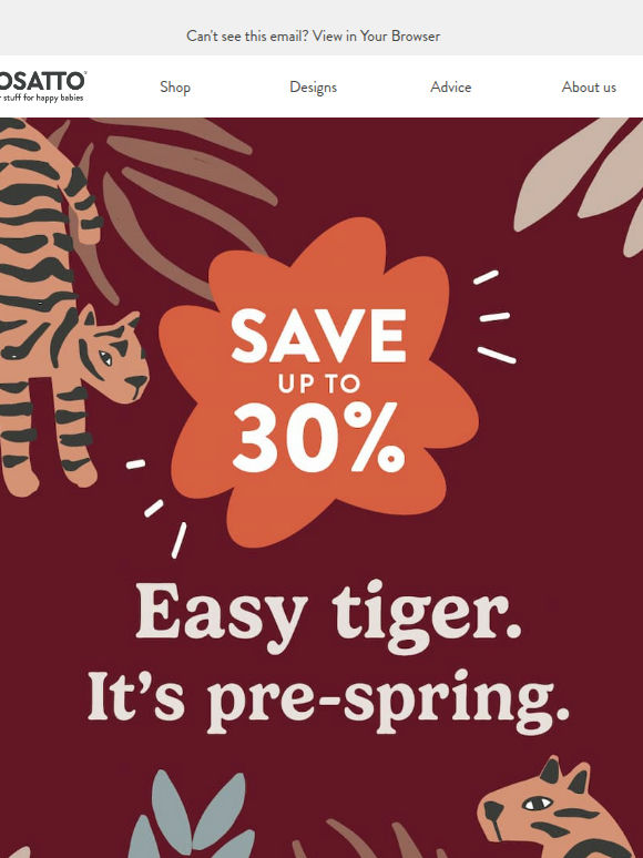 Seen Our Pre-Spring Thing? 🐯