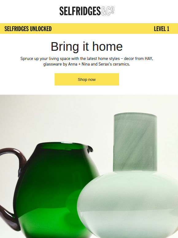 Bring home the new arrivals