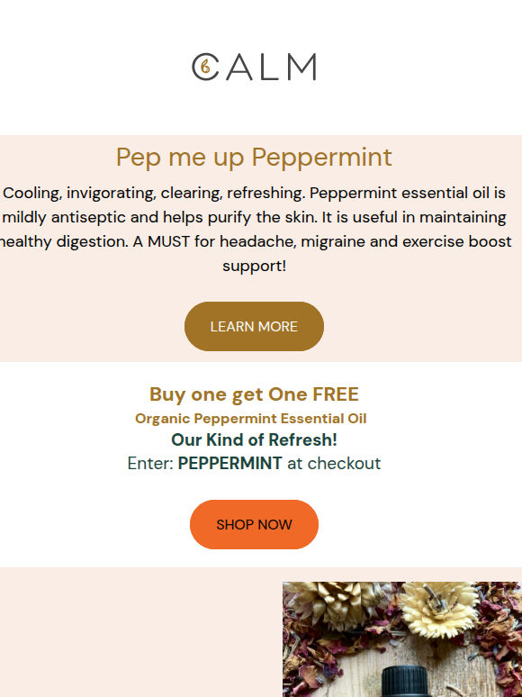 🌿 Put some pep in your step