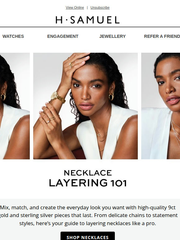 Necklace layering 101