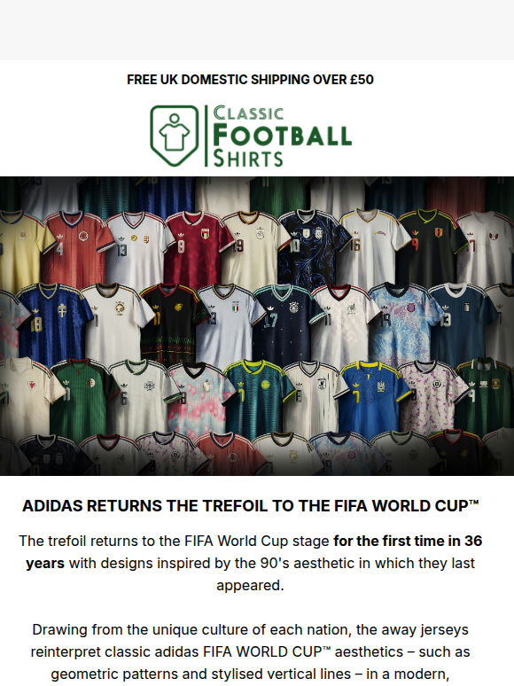 OUT NOW: adidas' World Cup Away Kits 🌎