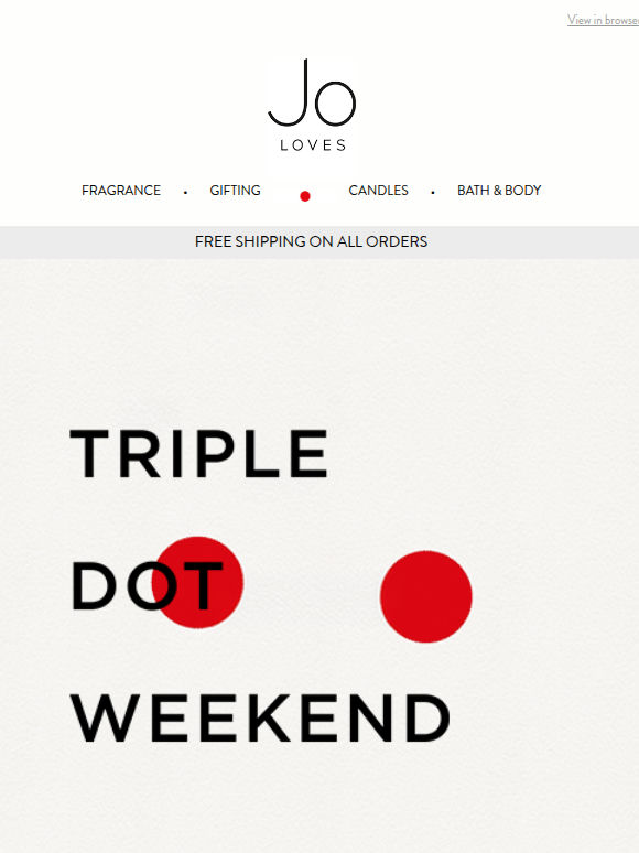 Triple Dots, have just started.