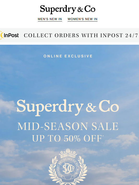 Mid-Season Sale | Up To 50% Off