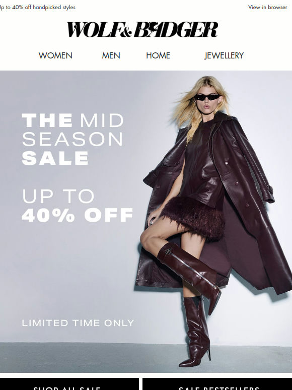 YOU'RE INVITED: SHOP THE MID SEASON SALE