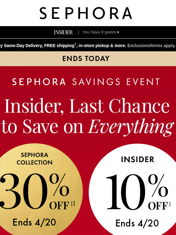 FINAL HOURS 📣 It’s your last chance to take 10% off must-haves.