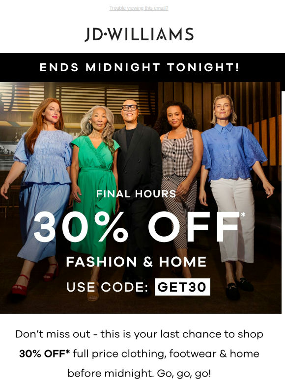 Last chance for 30% off 💙 Ends tonight