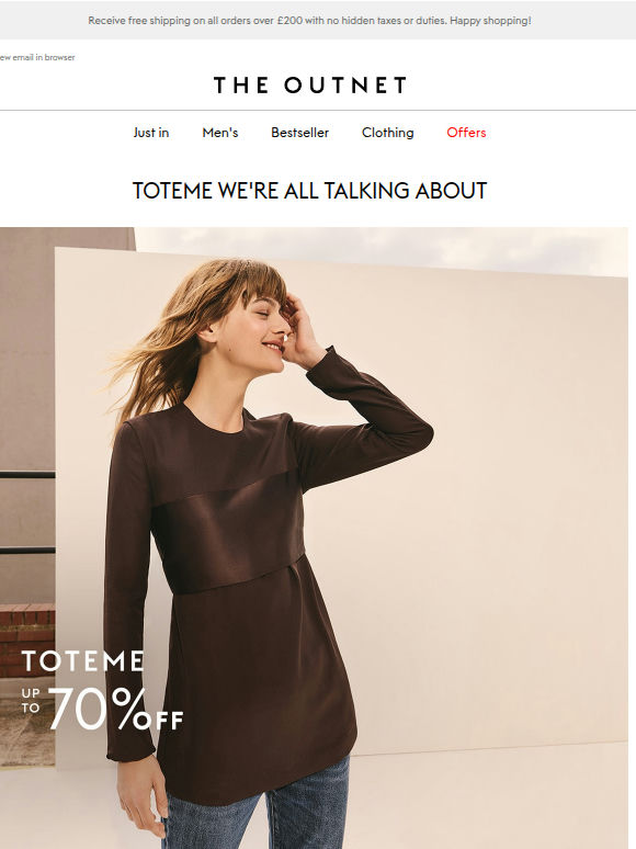 Toteme we know you're waiting for...at up to 70% off