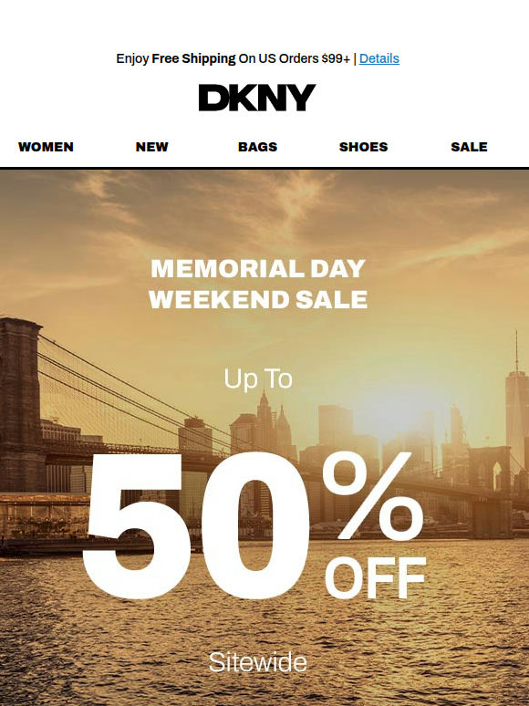 Up To 50% Off Sitewide Starts Now