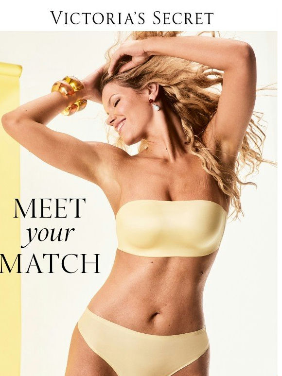Victoria's Secret Strapless Collection. Seamless & Iconic
