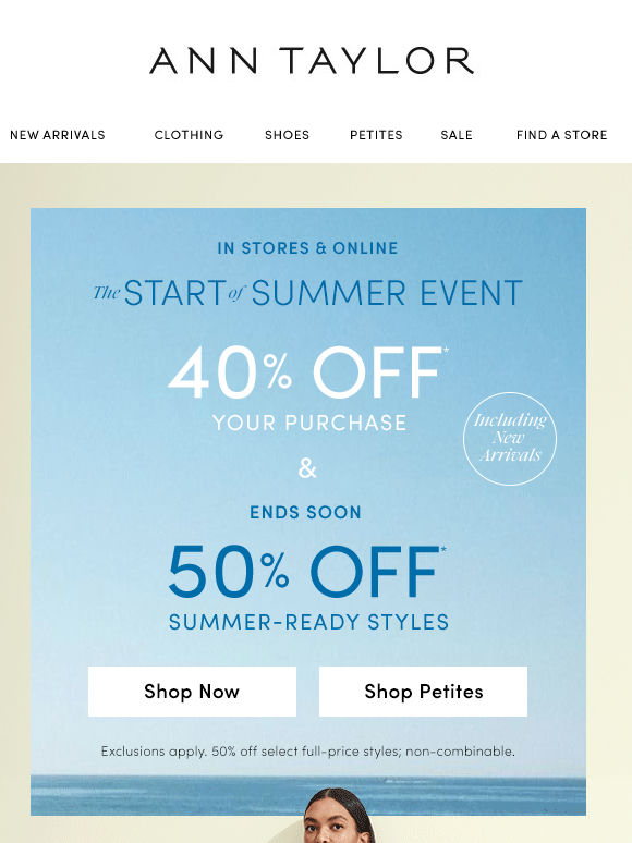 Hello, New Arrivals (And Hello, 40% Off Your Purchase)