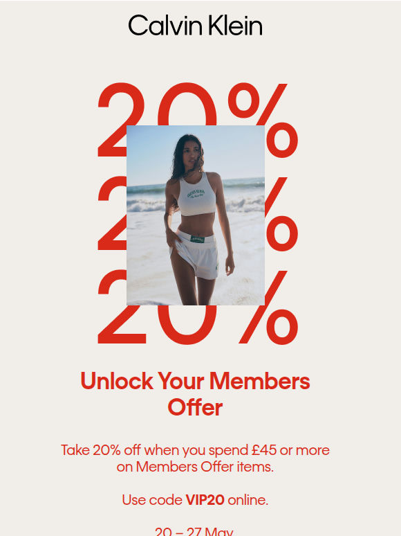 Unlock Your Members Offer: 20% Off
