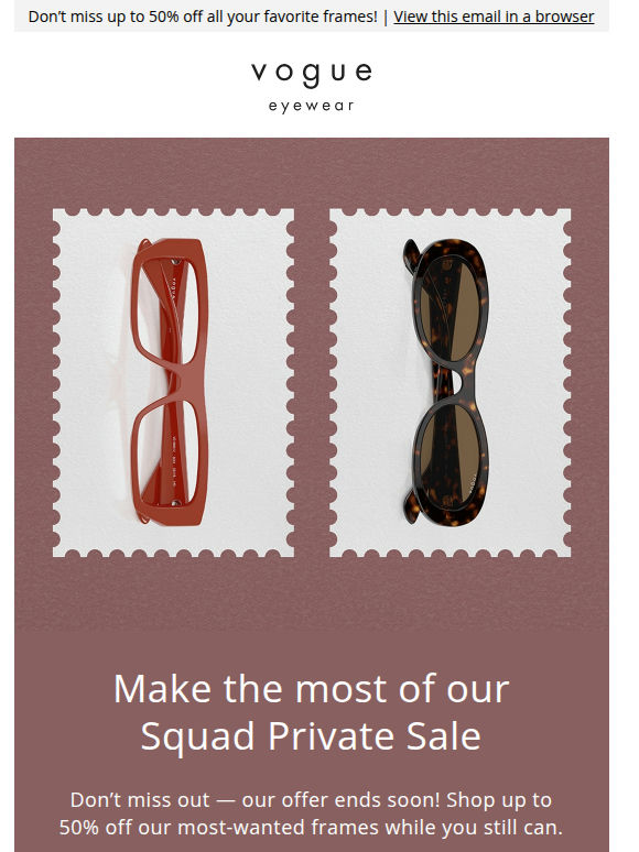 Make the most of our Squad Private Sale