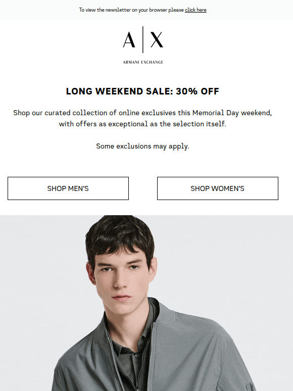 Long weekend sale: 30% off