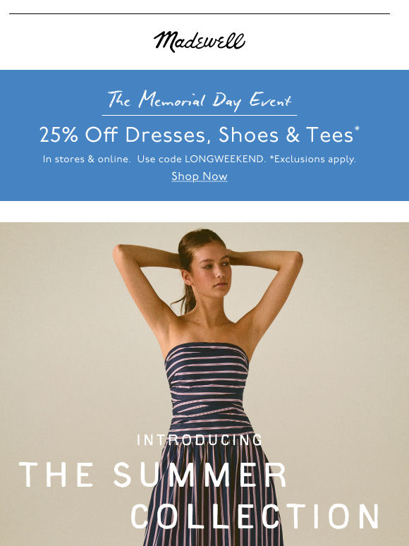 New arrivals made for summer