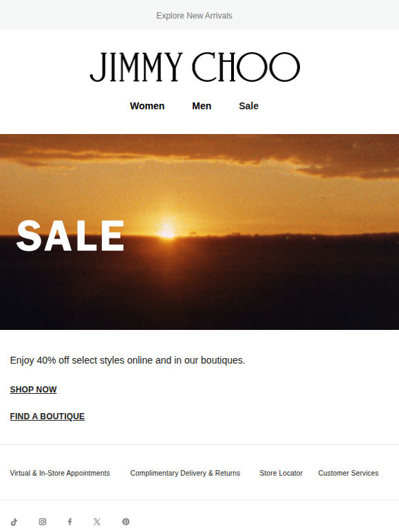 Our Sale Starts Now