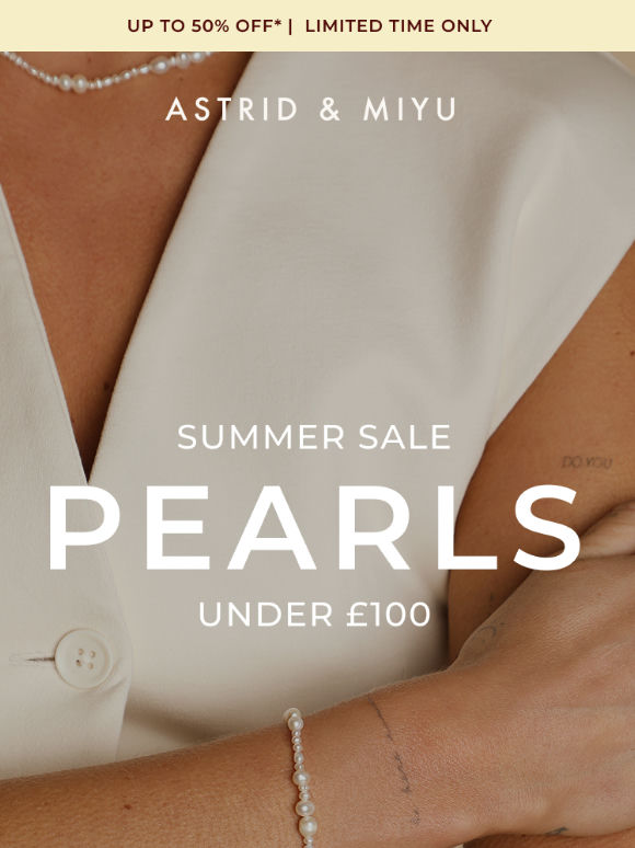 SUMMER SALE: Pearls Under £100
