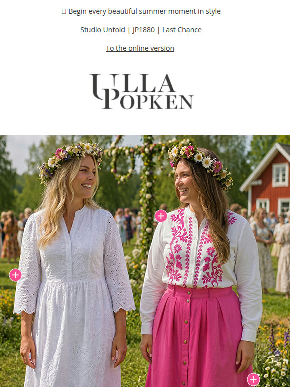 Happy Midsummer! Shop your new summer look🌸