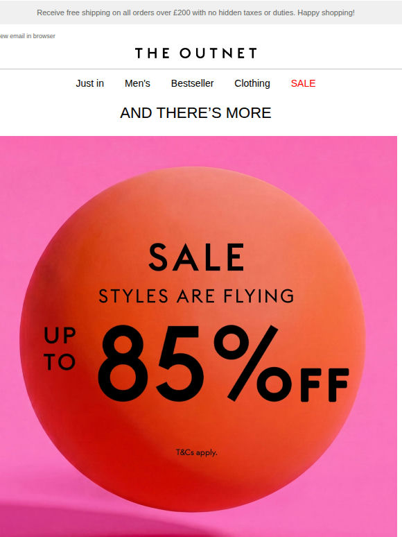 More, more, more – SALE!
