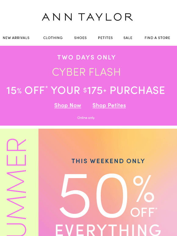 Blink & You’ll Miss This Cyber Flash Sale