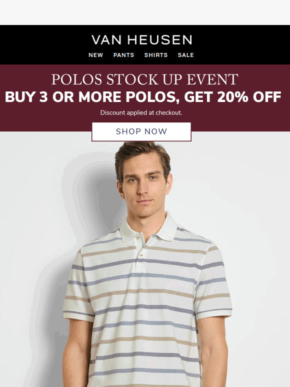 Polo Stock Up Event 👕