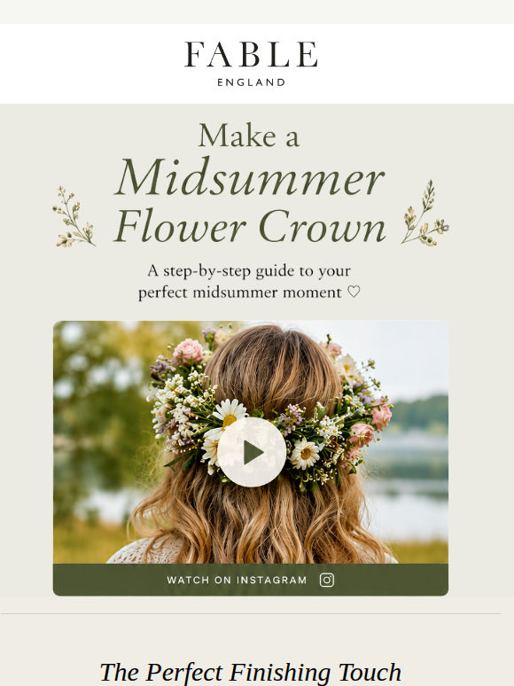 Make a Midsummer Flower Crown