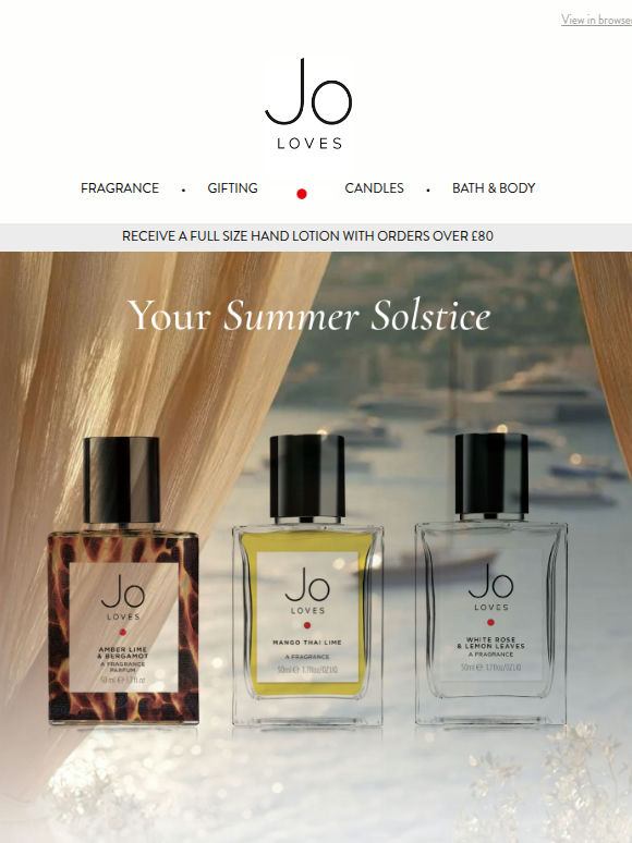 The Fragrances of Summer Solstice