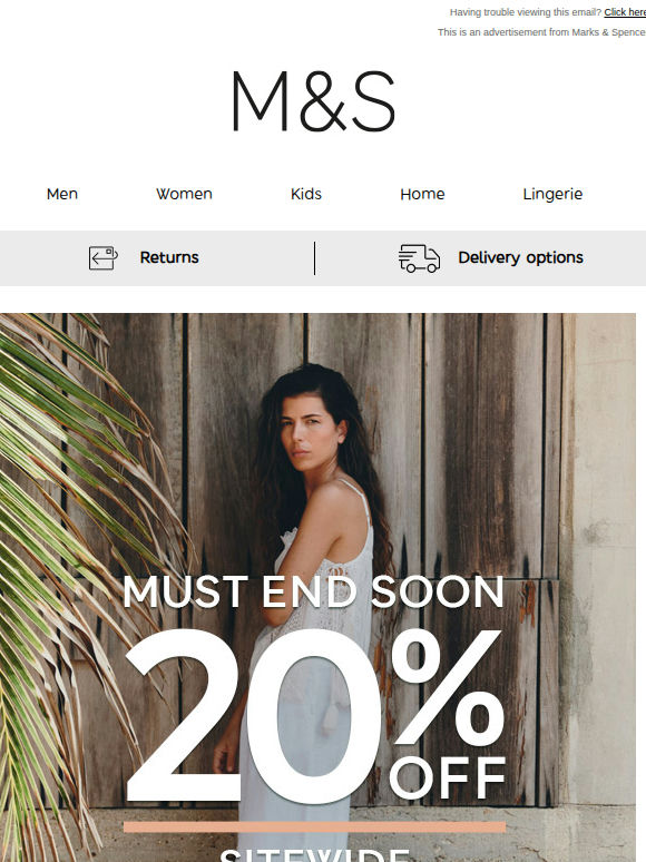 20% off – must end soon 🚨