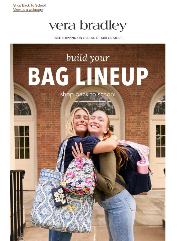 Build your bag lineup