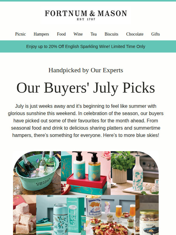 Our Buyers' July Picks