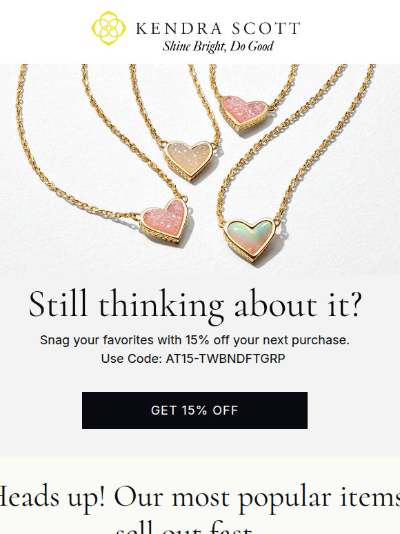 Expiring Soon: 15% Off!