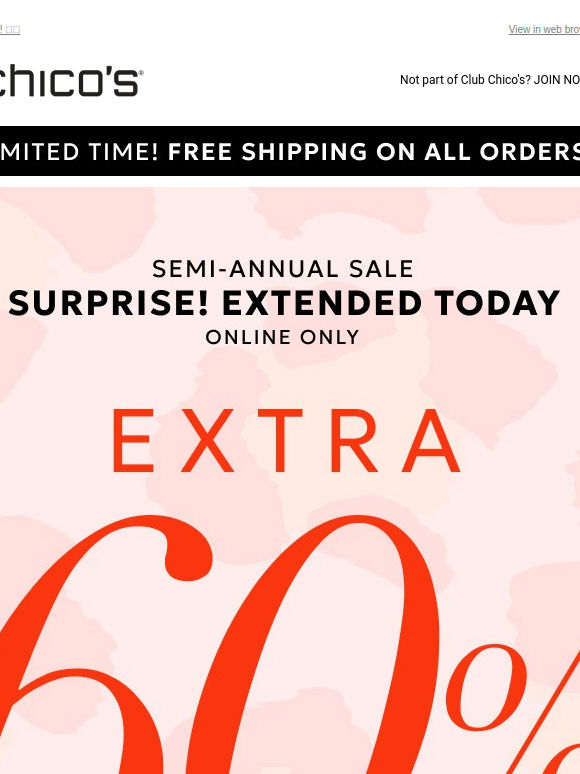 EXTENDED: Today Only! Extra 60% off sale + free shipping