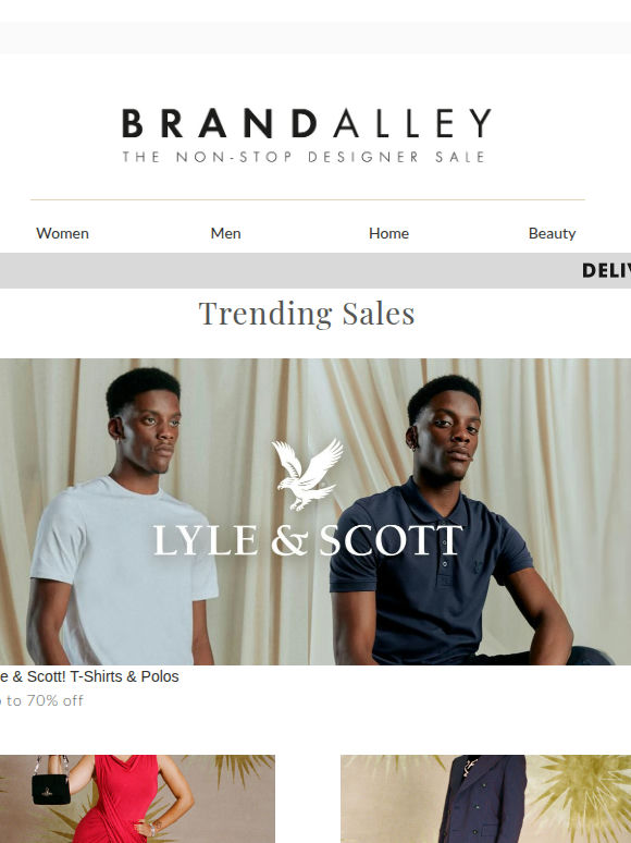 Up to 70% off Lyle & Scott, Sea Level, Vivienne Westwood & more