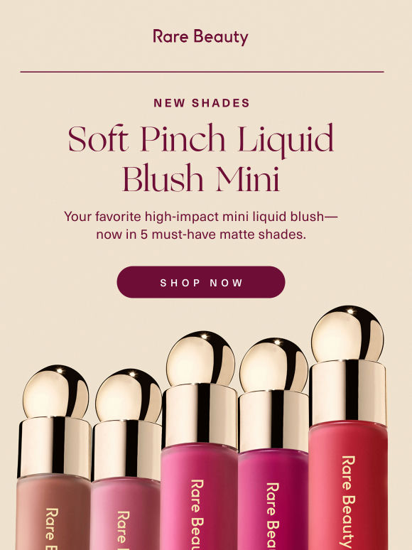 NEW SHADES of Soft Pinch Liquid Blush Mini