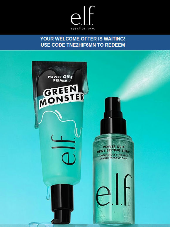 Get double the dewy makeup grip 💚