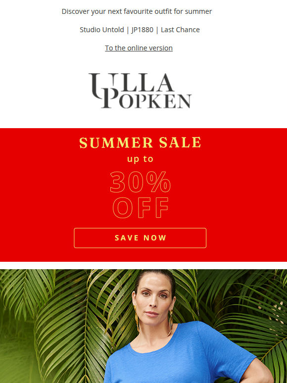 Your top picks slashed up to 30 % off