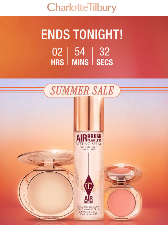  Summer Sale Ends Tonight! ⏰🏃‍♀️ 