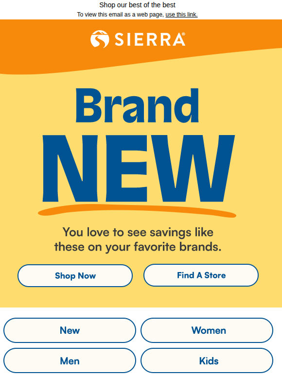 We know you’ll love these big brands​