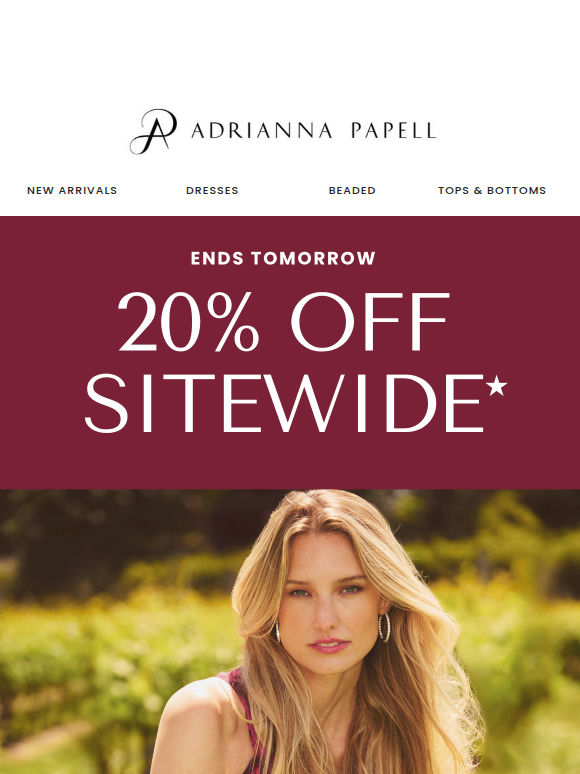 20% Off Sitewide For Savings Worth Celebrating
