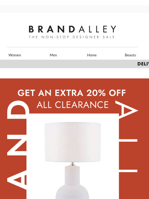 Extra 20% Off | The Big Clearance