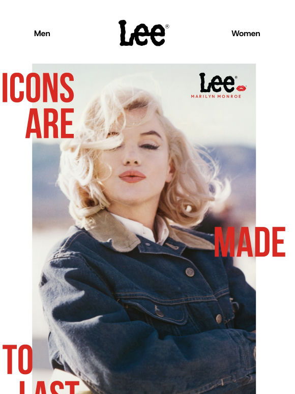 Introducing Lee® x Marilyn Monroe™