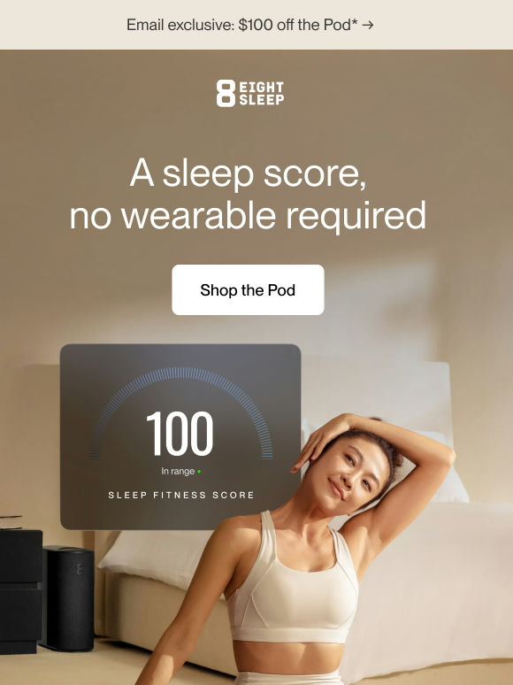 A sleep score with no wearable*