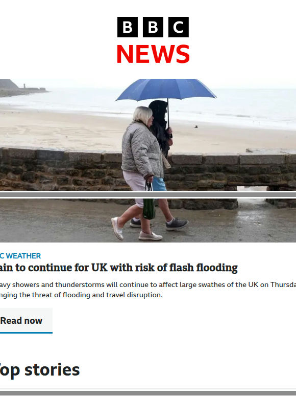 Rain to continue for UK with risk of flash flooding | Prince Harry & Meghan to move back to UK | Vaccine breakthrough stops cancer returning in trial