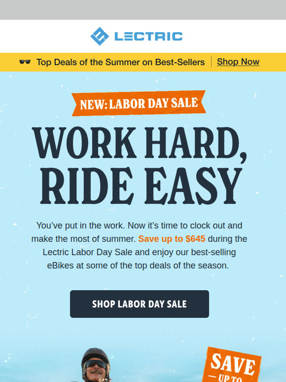 The Labor Day Sale is HERE