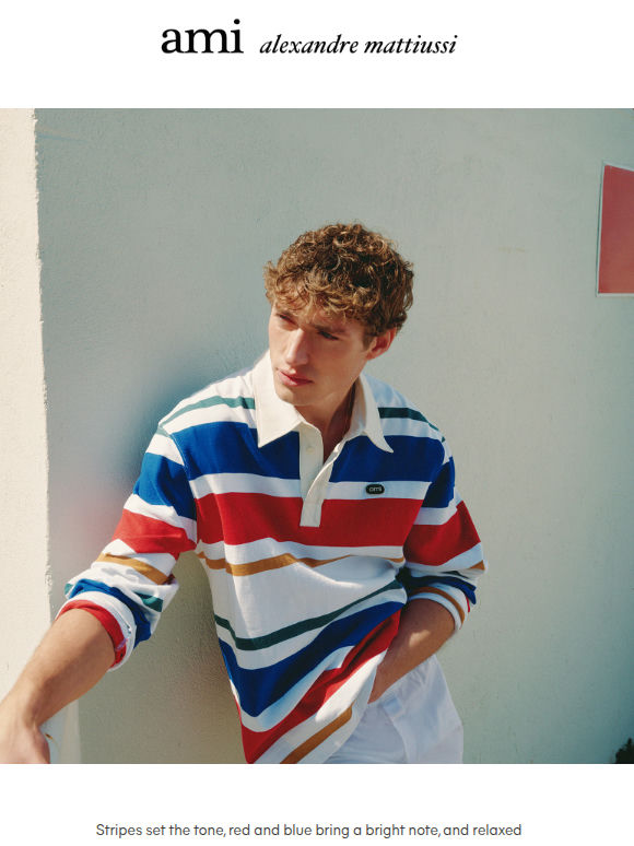 Stripes, color and summer ease