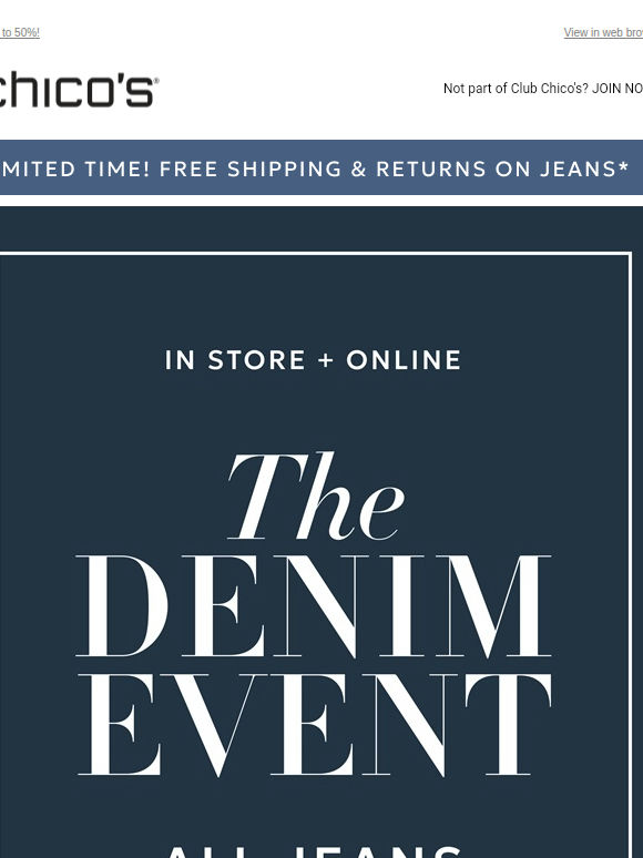 All Denim. One Incredible Price. + more *WOW* savings! 😍👖