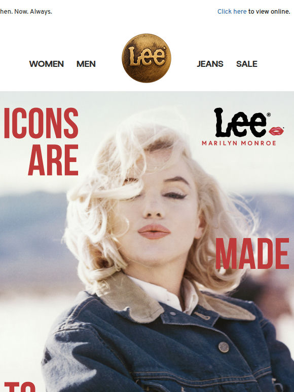 The Lee x Marilyn Monroe Collection
