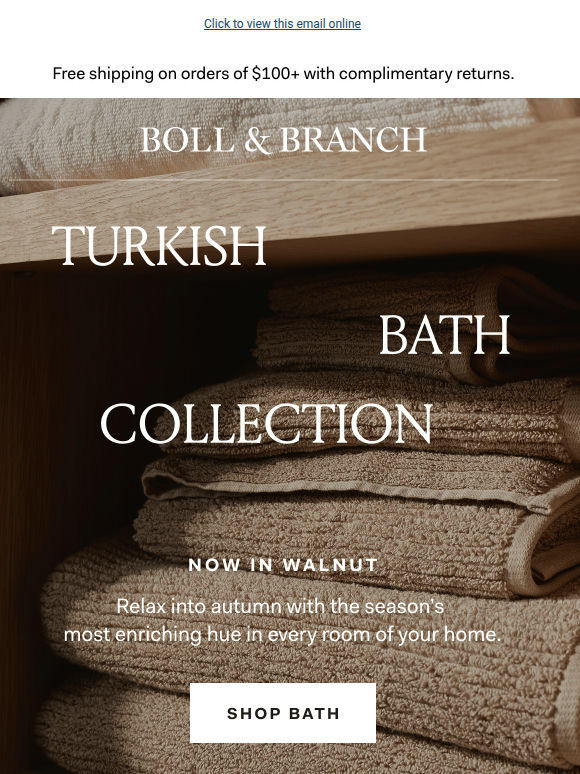 Turkish Bath, now in Walnut