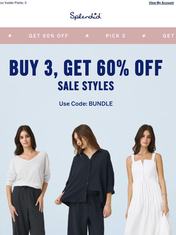 Three, Please. (Save 60%!!)